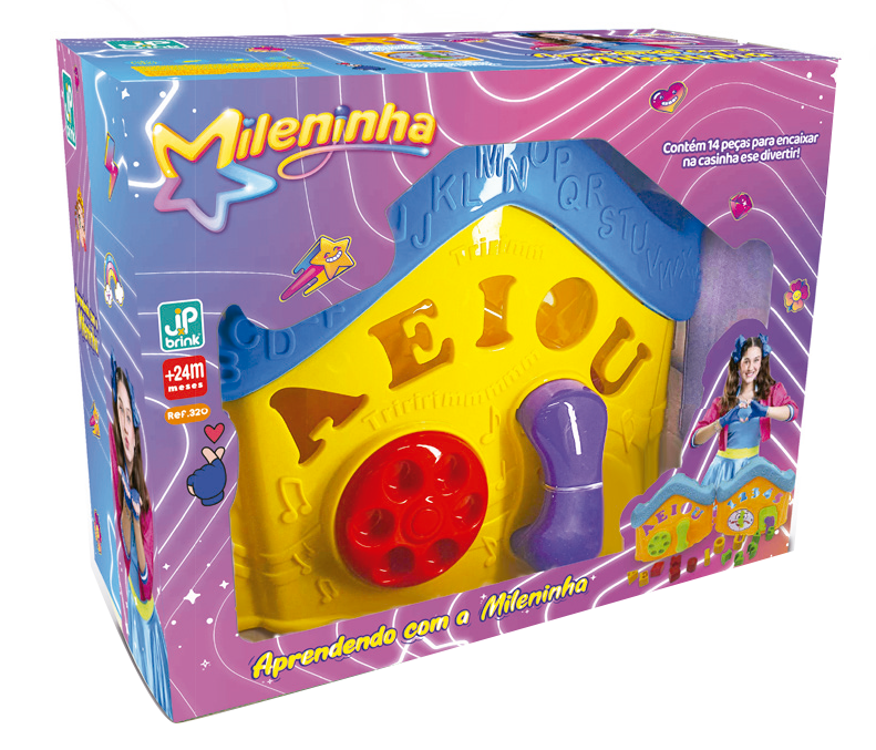 Casinha AEIOU Mileninha - Na Caixa